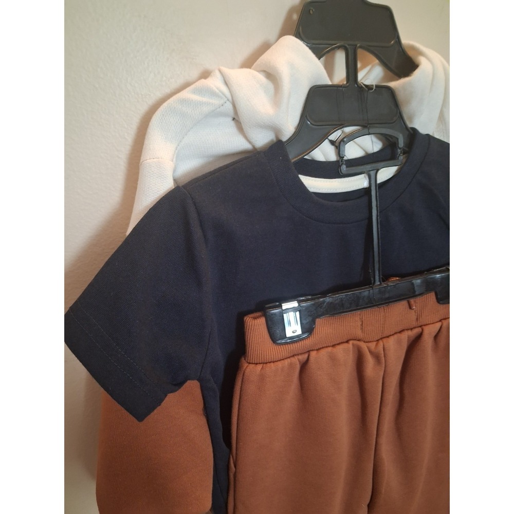 Kenneth Cole Boys  3T Jogger Tee Hoodie Set - Picture 2 of 4